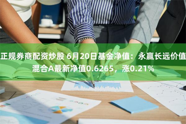 正规券商配资炒股 6月20日基金净值：永赢长远价值混合A最新净值0.6265，涨0.21%