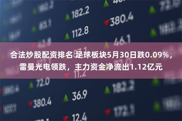 合法炒股配资排名 足球板块5月30日跌0.09%，雷曼光电领跌，主力资金净流出1.12亿元