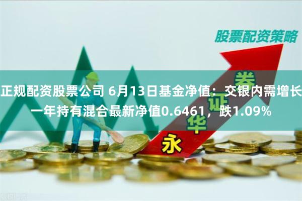 正规配资股票公司 6月13日基金净值：交银内需增长一年持有混合最新净值0.6461，跌1.09%