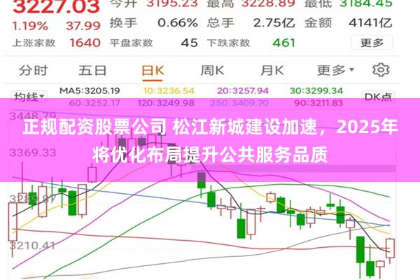 正规配资股票公司 松江新城建设加速，2025年将优化布局提升公共服务品质