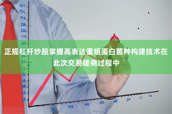 正规杠杆炒股掌握高表达重组蛋白菌种构建技术在此次交易磋商过程中
