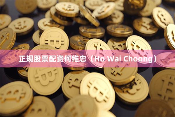 正规股票配资何维忠(Ho Wai Choong)
