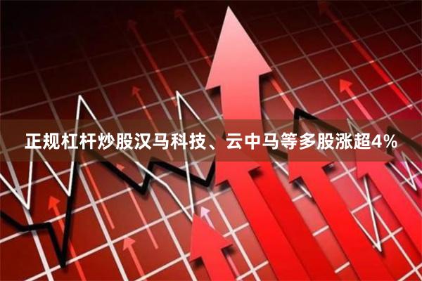 正规杠杆炒股汉马科技、云中马等多股涨超4%